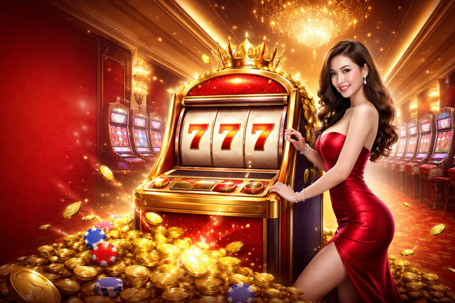 Hình ảnh chiến thắng jackpot máy đánh bạc