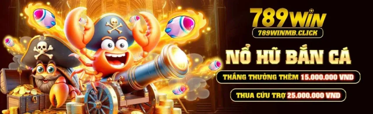 Màn hình game Bắn Cá đầy màu sắc và biểu tượng Nổ Hũ lớn